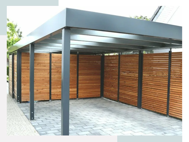 Навесы для парковки в Черняховске