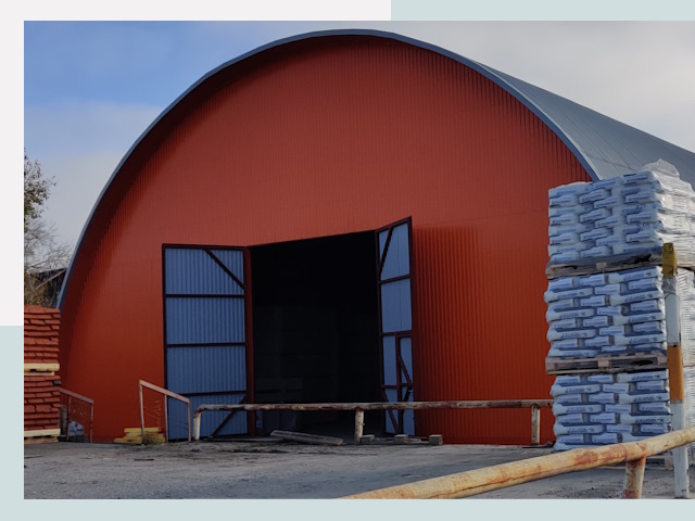 Полукруглые ангары по цене от 629 руб. в Черняховск