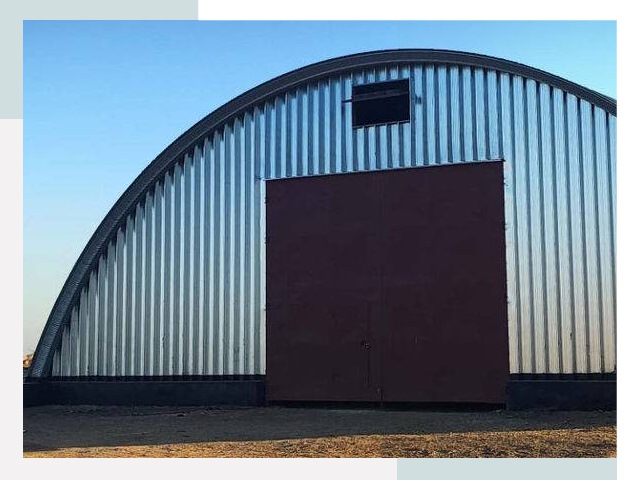 Бескаркасные ангары в Черняховске