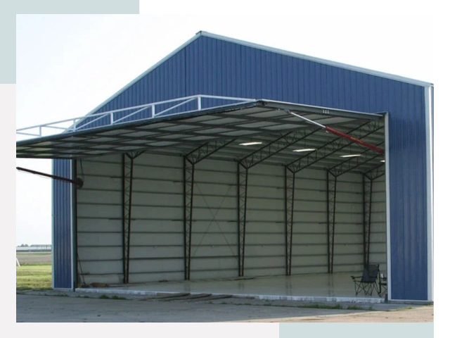 Прямо стенные ангары в Черняховске