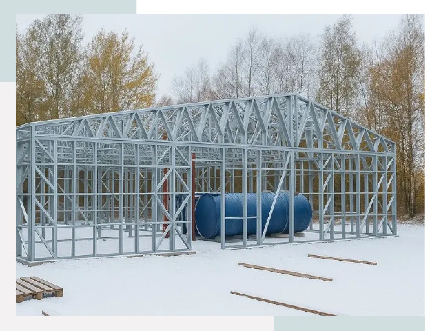 Металлические ангары в Черняховске