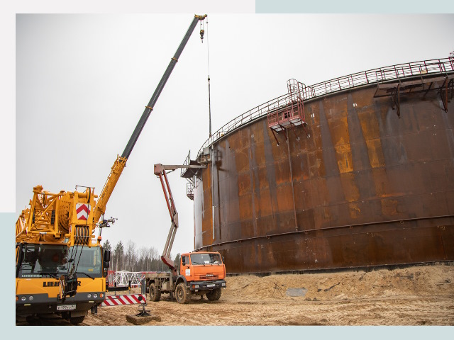 Монтаж резервуаров в Черняховске от 629 руб. за м³