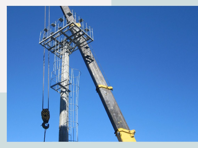 Монтаж осветительных мачт в Черняховск от 629 руб.