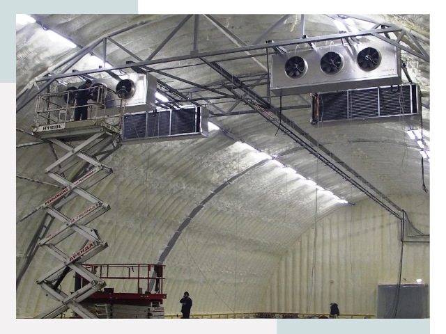Оснащение ангаров в Черняховске