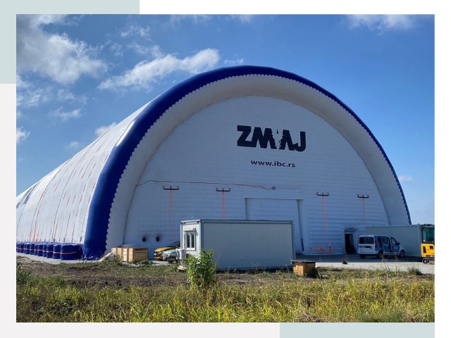 Брендирование ангаров в Черняховске